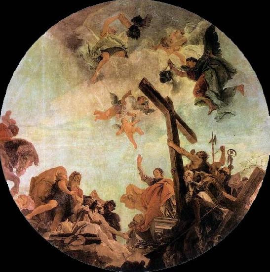 Giovanni Battista Tiepolo Discovery of the True Cross Sweden oil painting art